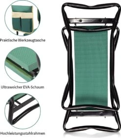 Uten - Kniebankje Tuin - Knie Steun - Tuinkruk Inklapbaar - Kniesteun Tuinieren - Kniekussen - Tot 150 Kg - Groen -Gardena Verkoop 1052x1200 2