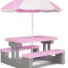 Spielwerk Kinder Tuinset – Incl. Parasol UV-bescherming - Roze Grijs 2 Spielwerk Kinder Tuinset – Incl. Parasol UV-bescherming - Roze Grijs -Gardena Verkoop 1067x1200 1