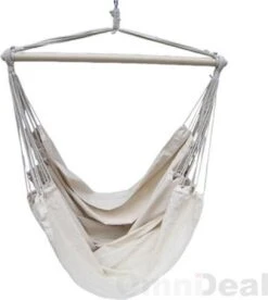 XXL 2 Persoons Hangstoel 185x130 - Zit Hangmat Met Spreidstok Tot 150 Kg - Binnen En Buiten -Gardena Verkoop 1075x1200