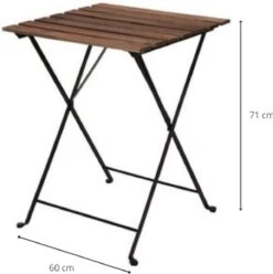 Wooners® Bistroset - Tuintafel Met Twee Stoelen - Metaal En Hout - Zwart 9 Wooners® Bistroset - Tuintafel Met Twee Stoelen - Metaal En Hout - Zwart -Gardena Verkoop 1193x1200 3