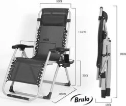 Brulo - Ligstoel Tuin - Ligstoelen - Strandstoel Opvouwbaar - Tuinstoel - Incl Tafel En Hoofdkussen 23 Brulo - Ligstoel Tuin - Ligstoelen - Strandstoel Opvouwbaar - Tuinstoel - Incl Tafel En Hoofdkussen -Gardena Verkoop 1200x1012