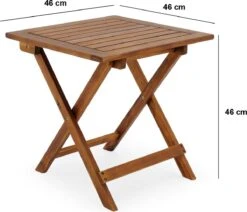 Merkloos EezyLife Houten Bijzettafel - 46x46x46cm - Acacia Hout - Tuintafel -Gardena Verkoop 1200x1028 1