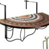 Tectake - Balkontafel Mozaïek Klapbaar - 402774 -Gardena Verkoop 1200x1060