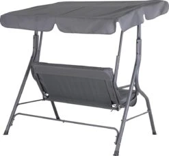 Merkloos Casaria Hollywood Schommel - Antraciet - Incl. Zonnekap -Gardena Verkoop 1200x1109