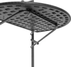 Relaxdays Balkontafel Inklapbaar, Balkon Tafel Rotan, Hangtafel Reling - Zwart -Gardena Verkoop 1200x1122