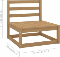 VidaXL 5-delige Loungeset Met Kussens Massief Grenenhout -Gardena Verkoop 1200x1138 3