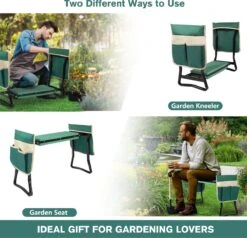 Uten - Kniebankje Tuin - Knie Steun - Tuinkruk Inklapbaar - Kniesteun Tuinieren - Kniekussen - Tot 150 Kg - Groen -Gardena Verkoop 1200x1158 2