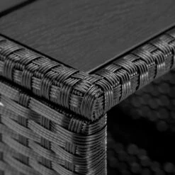 Casaria Polyrattan Bijzettafel - WPC Tafelblad 45x45x40cm – Zwart -Gardena Verkoop 1200x1200 189