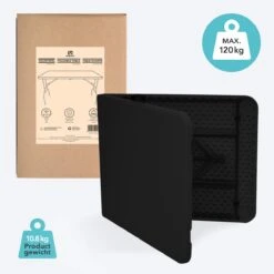 LifeGoods Klaptafel - Inklapbaar - 70x180cm - Verstelbare Vouwtafel - Weerbestendig - Zwart -Gardena Verkoop 1200x1200 234