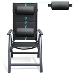 Casaria Tuinstoel Aluminium - 2 Stuks Inklapbaar - Antraciet 21 Casaria Tuinstoel Aluminium - 2 Stuks Inklapbaar - Antraciet -Gardena Verkoop 1200x1200 592