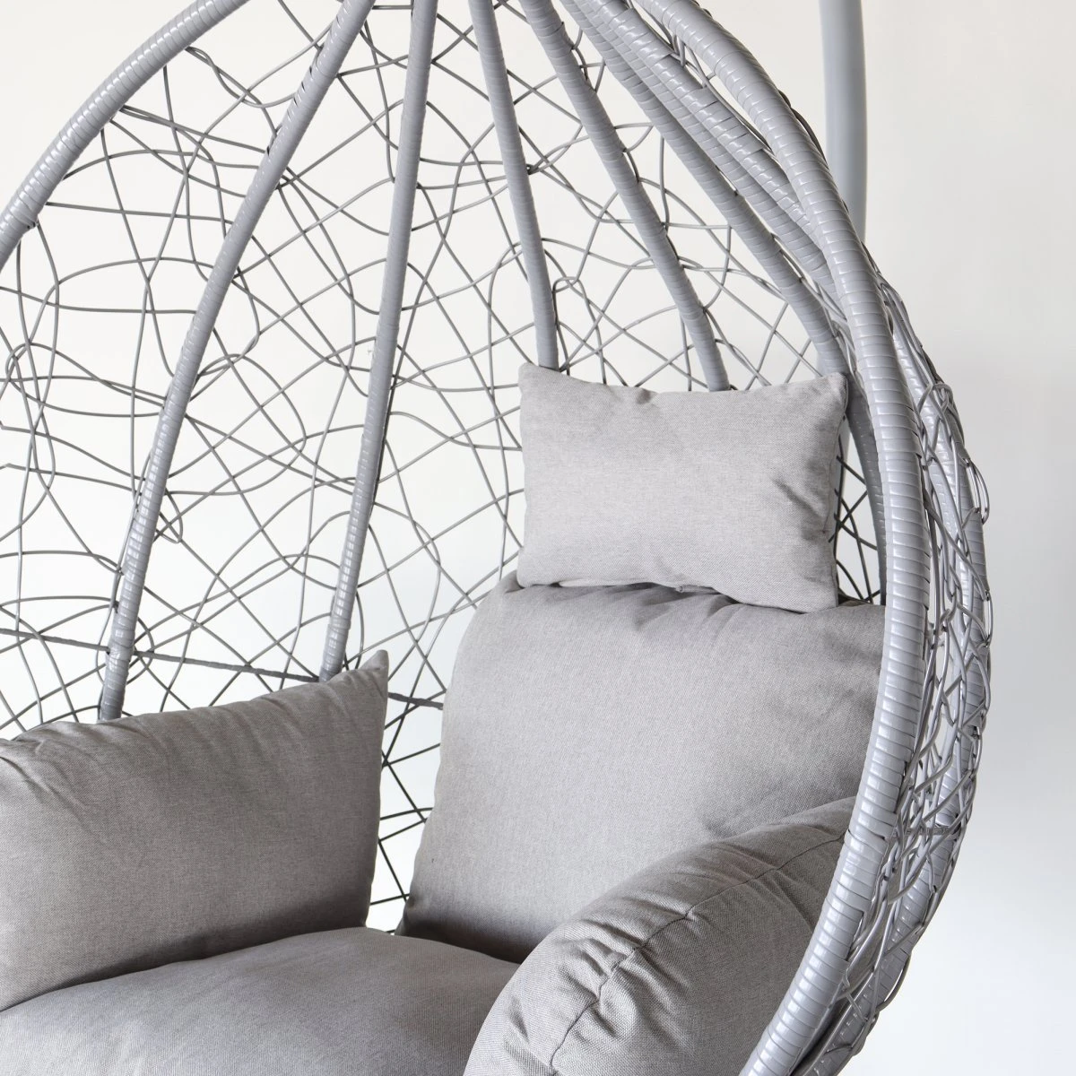 Egg Hangstoel Roundabout Grijs 7 Egg Hangstoel Roundabout Grijs - Afbeelding 5