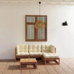 VidaXL 5-delige Loungeset Met Kussens Massief Grenenhout -Gardena Verkoop 1200x1200 693