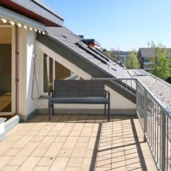 Relaxdays Tuinbank Met Kussen - 2 Zits Buitenbank Metaal - Balkonbank Kunststof - Voortuin -Gardena Verkoop 1200x1200 85