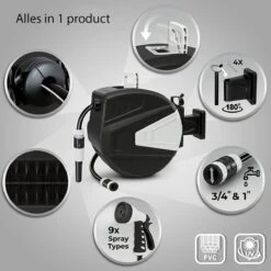 Sens Design Slanghaspel - Tuinslang Haspel - Automatisch - Zwart - 20m -Gardena Verkoop 1200x1200 878