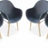 Alice's Garden Kuipstoelen CELEBES - Set Van 4 - Acacia En Kunststof - Grijs -Gardena Verkoop 1200x565