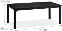 Relaxdays Tuintafel Rechthoek - Lage Buitentafel - Metalen Balkontafel - Eettafel Buiten -Gardena Verkoop 1200x612 1