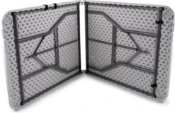 MaxxGarden Vouwtafel - Opvouwbare Kampeer Tafel - Tuin - Camping - Binnen - Weersbestendig - 180 X 74 X 74cm- Wit -Gardena Verkoop 1200x779