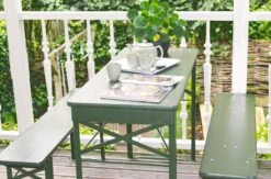 MaximaVida Inklapbare Biertafel Berlijn 120 X 50 Cm Olijfgroen - FSC Hout -Gardena Verkoop 1200x793 1