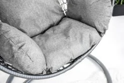 Hangstoel - Ei Stoel - Met Grijze Standaard & Kussens - Tot 125kg 15 Hangstoel - Ei Stoel - Met Grijze Standaard & Kussens - Tot 125kg -Gardena Verkoop 1200x800 91