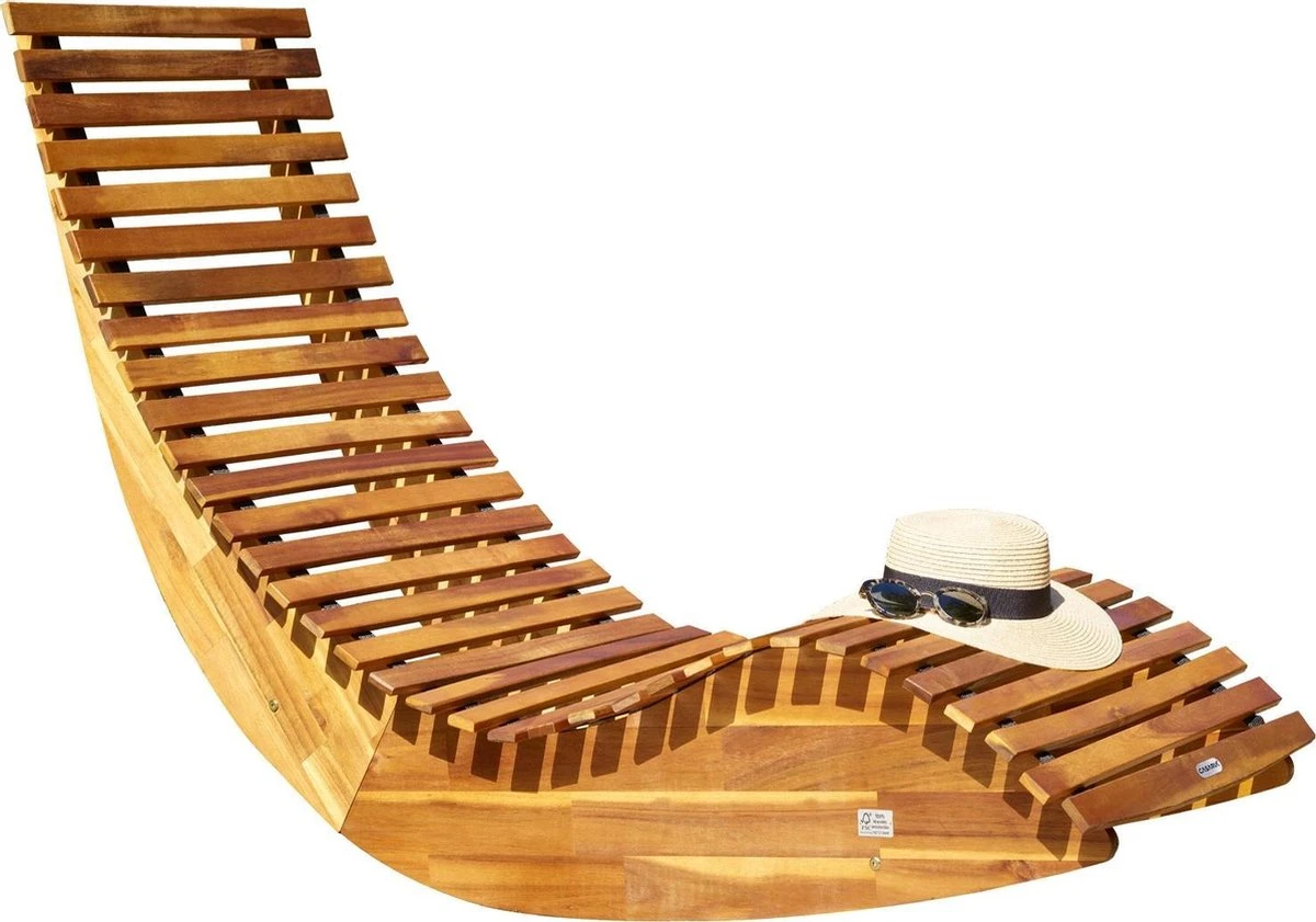 Casaria Ligstoel FSC®-gecertificeerd – Acacia Hout – 2 Stuks 8 Casaria Ligstoel FSC®-gecertificeerd – Acacia Hout – 2 Stuks - Afbeelding 6