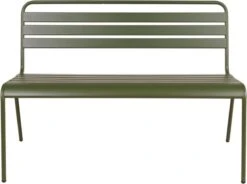 MaximaVida Metalen Tuinbank Max 120 Cm Olijfgroen -Gardena Verkoop 1200x895