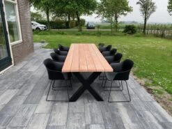 Tuintafel Douglas 300 Cm X 90 Cm | Stalen Poten | 8-10 Personen | DuuMaa -Gardena Verkoop 1200x899 6