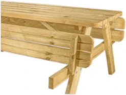 Goedkopepicknicktafels.nl | 180cm Lange Picknicktafel | Tuintafel 6 Persoons | De Luxe 180cm Lang | Geïmpregneerd Grenen Hout! -Gardena Verkoop 1200x902 2