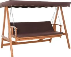 Outsunny Hollywoodschommel Hout Tuinschommel Schommelbank Ligfunctie 3 Personen 84A-185 -Gardena Verkoop 1200x972 1