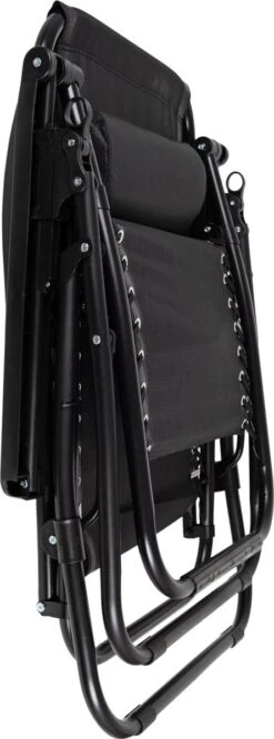 Luxe Ligstoel Met Hoofdsteun & Voetsteun - Verstelbare Rugleuning - Zonnebed Relaxstoel Voor Tuin/Terras/Strand/Balkon/Zwembad/Camping - Inklapbaar - Weerbestendig - Zwart 16 Luxe Ligstoel Met Hoofdsteun & Voetsteun - Verstelbare Rugleuning - Zonnebed Relaxstoel Voor Tuin/Terras/Strand/Balkon/Zwembad/Camping - Inklapbaar - Weerbestendig - Zwart -Gardena Verkoop 445x1200