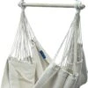 Potenza® Hangstoel – RUIM & COMFORTABEL - Binnen Of Buiten - 130x160 Cm - Belastbaar Tot 150 Kg - Incl. Bevestigingset Buiten – Creme -Gardena Verkoop 731x1200
