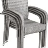Casaria Polyrattan Tuinstoelen – 4 Stuks Stapelbaar – Grijs 1 Casaria Polyrattan Tuinstoelen – 4 Stuks Stapelbaar – Grijs -Gardena Verkoop 870x1200