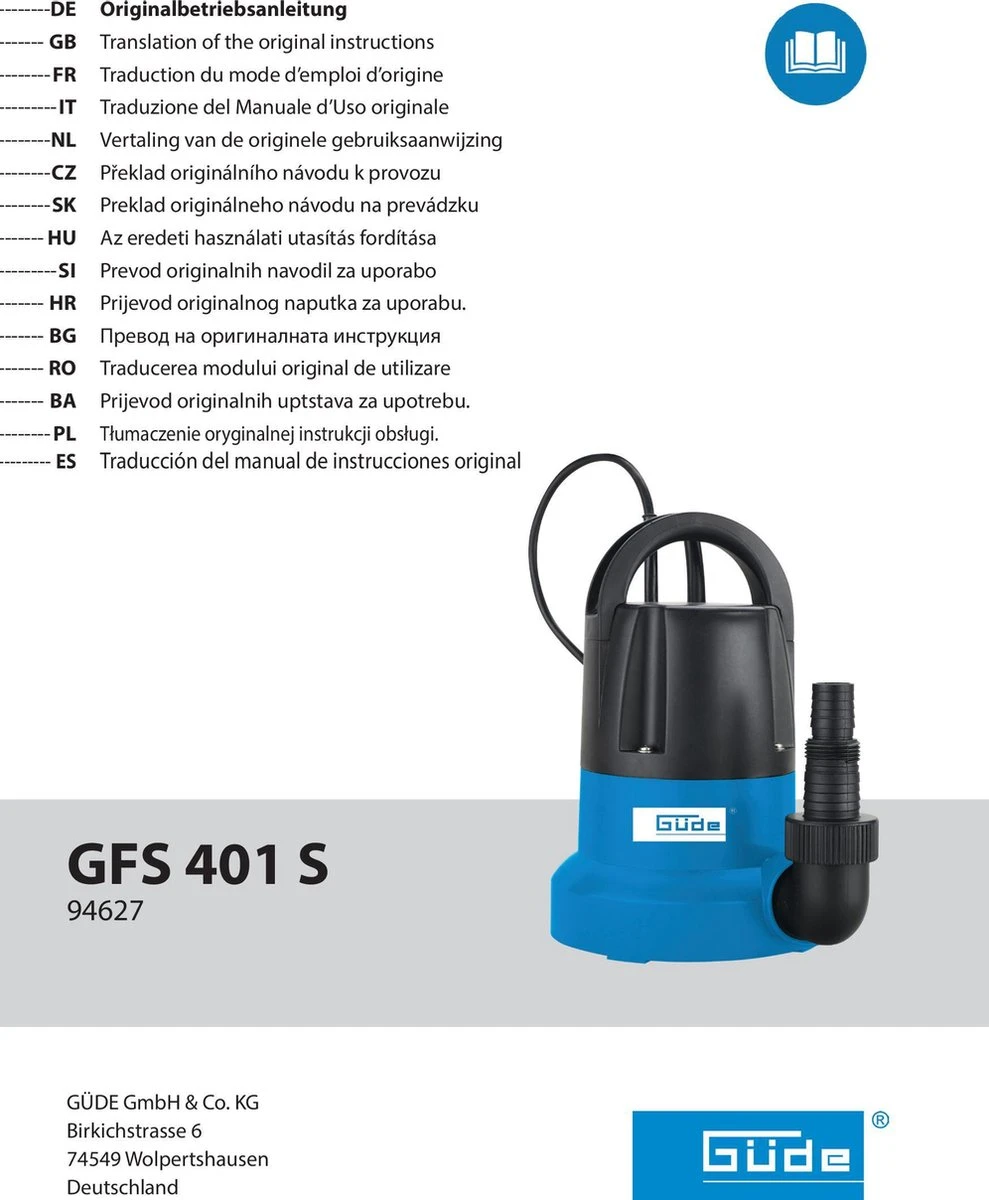 Güde 94627 Waterpomp – Vlakzuigpomp 4 Güde 94627 Waterpomp – Vlakzuigpomp - Afbeelding 2