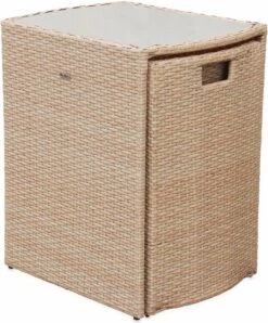 Alice's Garden Balkonset Doppio - 2 Stoelen - Inschuifbaar - Wicker - Beige 11 Alice's Garden Balkonset Doppio - 2 Stoelen - Inschuifbaar - Wicker - Beige -Gardena Verkoop 994x1200